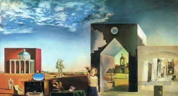  afueras Pintura al %c3%b3leo - Suburbios de una tarde de ciudad paranoica y crítica en las afueras de la historia europea Salvador Dalí